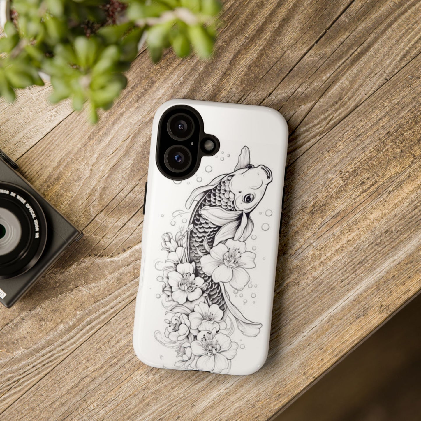 Koi Fish Phone Case - Stylish Tough Case for Nature Lovers