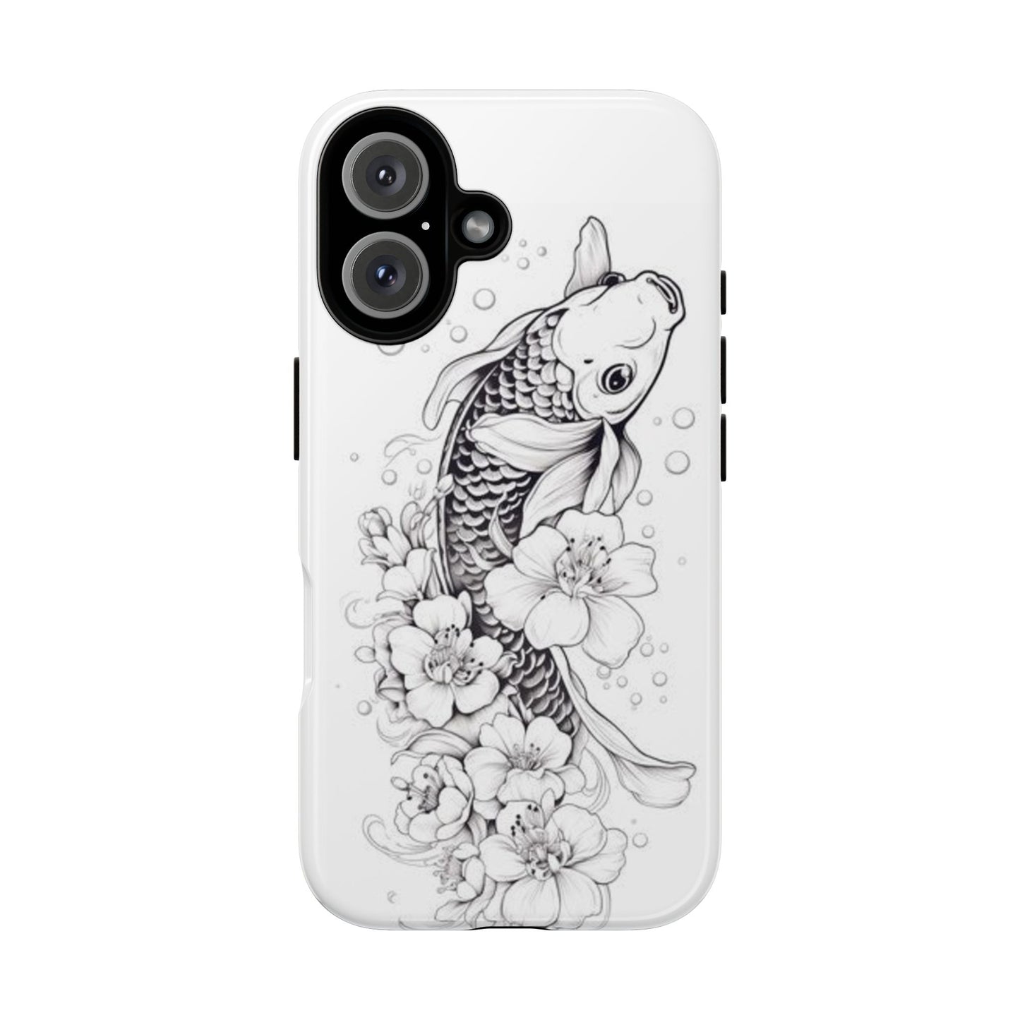 Koi Fish Phone Case - Stylish Tough Case for Nature Lovers
