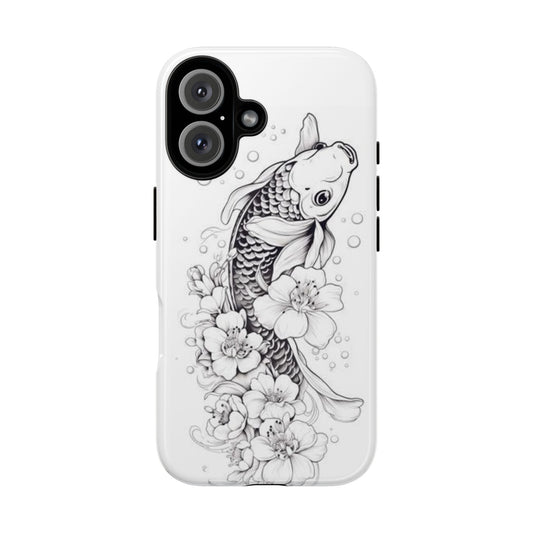 Koi Fish Phone Case - Stylish Tough Case for Nature Lovers