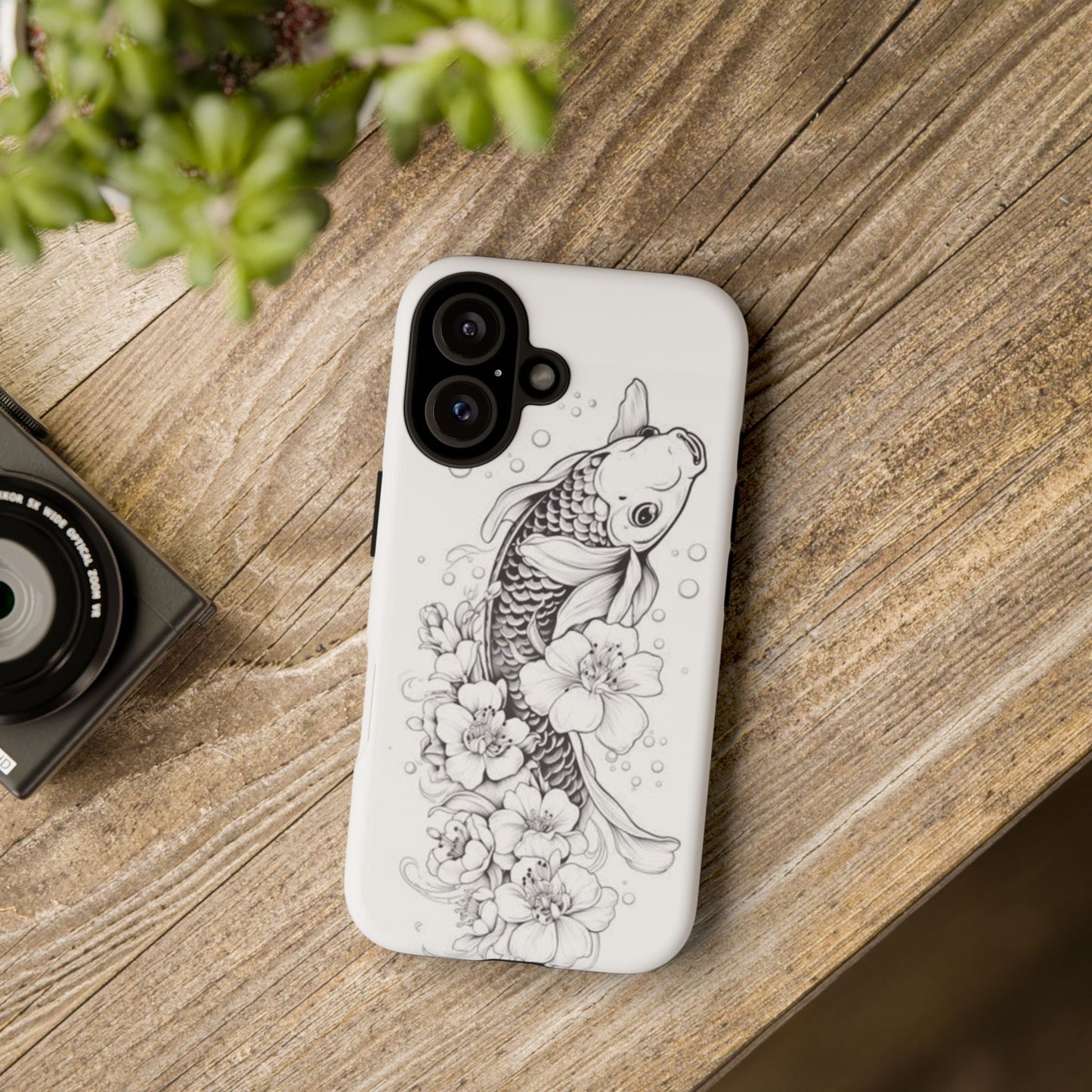 Koi Fish Phone Case - Stylish Tough Case for Nature Lovers