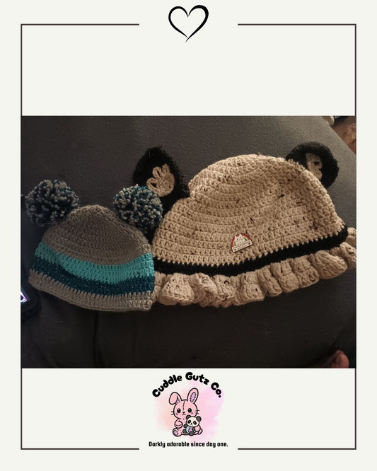 Custom Ruffle Hat – Handmade to Order | Cozy, Cute, and One-of-a-Kind