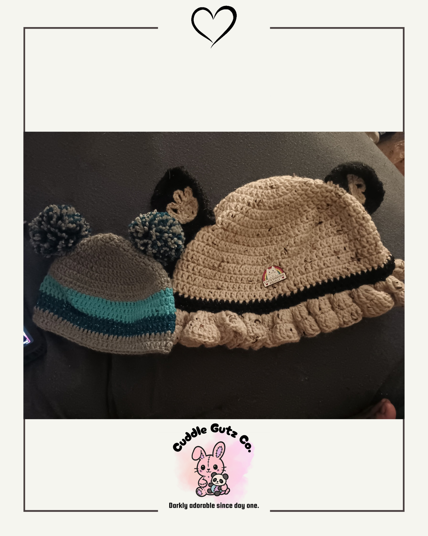 Custom Ruffle Hat – Handmade to Order | Cozy, Cute, and One-of-a-Kind